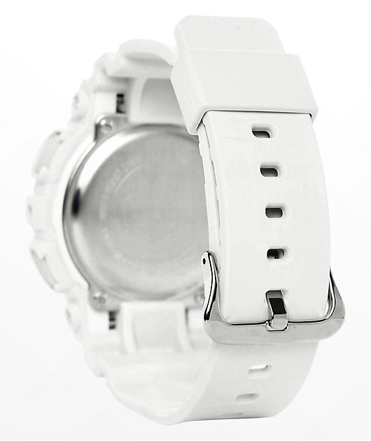 G-Shock GMAS120MF-7A reloj en blanco y rosa dorada