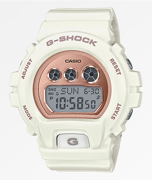 white g shock digital watch