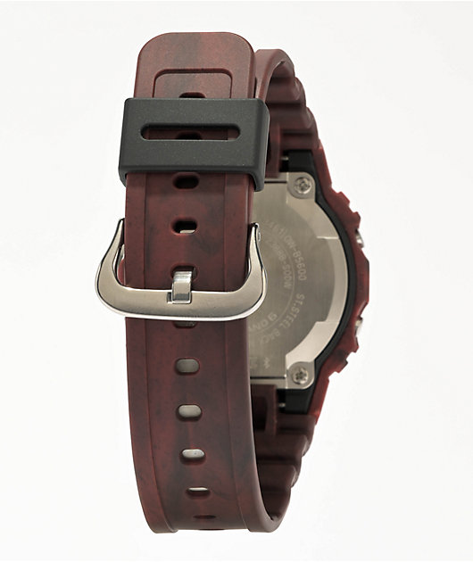 G-Shock GWB5600SL-4 Digital Red Marble & Black Watch