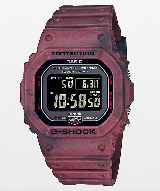 G-Shock GWB5600SL4 Red Digital Watch