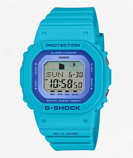 h*i様 G-SHOCK デジタル腕時計 アクアブルー G-Shock Johnson GLIDE GLXS5610-2 Blue Digital Watch | Zumiez