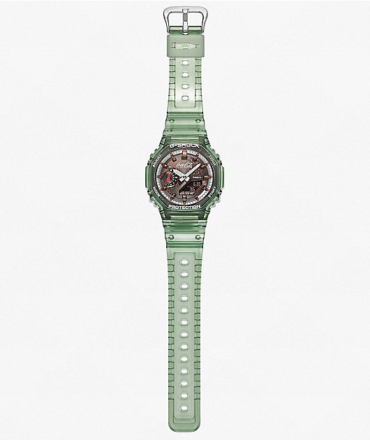 G-Shock x Coca-Cola GA2100CC-3A Bottle Green & Brown Analog