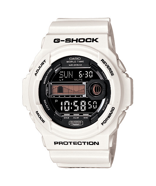 G Shock X In4mation Glx150 7 G Lide White Watch Zumiez