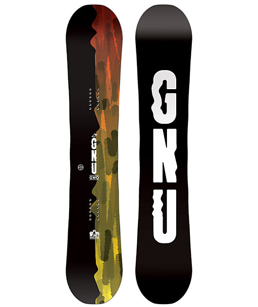 スノーボード GNU GNU GWO Snowboard 2025 | Zumiez