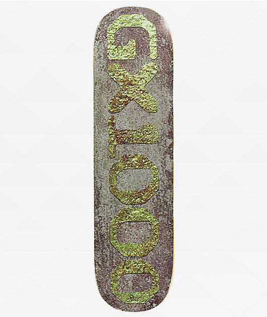 GX1000 Green Logo 8.25" Skateboard Deck