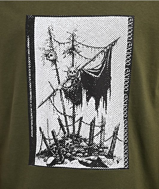 GX1000 Hamburger Lady Green T-Shirt