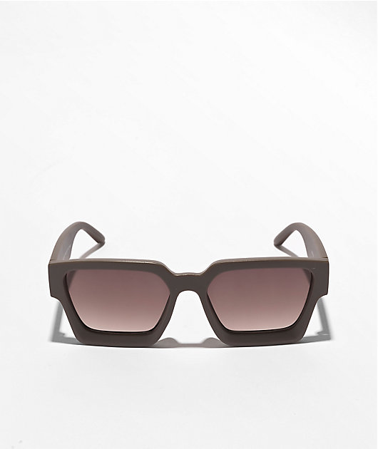 Gafas de sol cuadradas gruesas chocolate