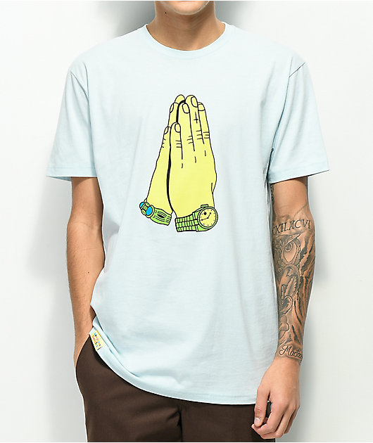 praying hands t shirt