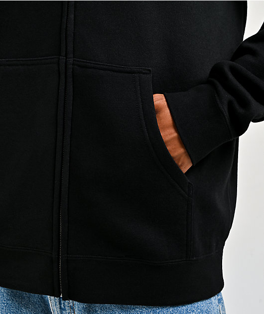 Get Weird Black Zip Hoodie
