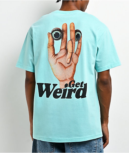 Get Weird Eyeball Aqua T-Shirt