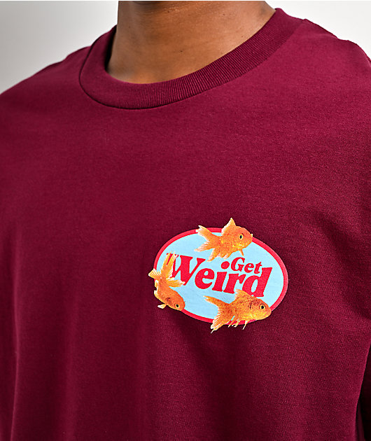 Get Weird Goldfish Red T-Shirt
