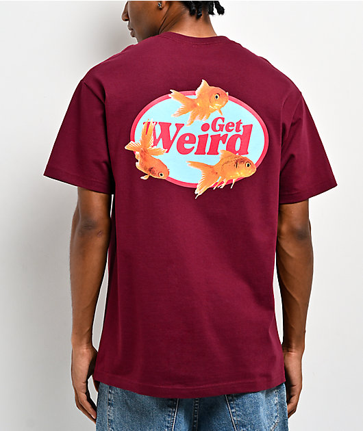 Get Weird Goldfish Red T-Shirt