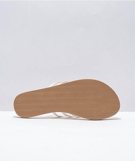 Gigi Sundays Brown & White Sandals