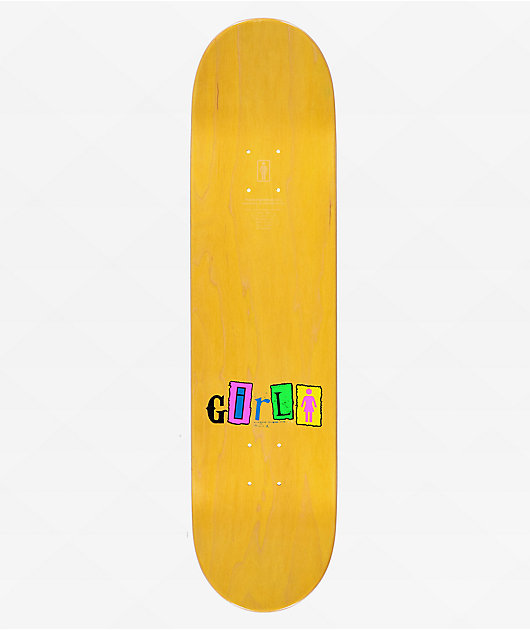 Girl Geering Out To Lunch 8.0" Skateboard Deck
