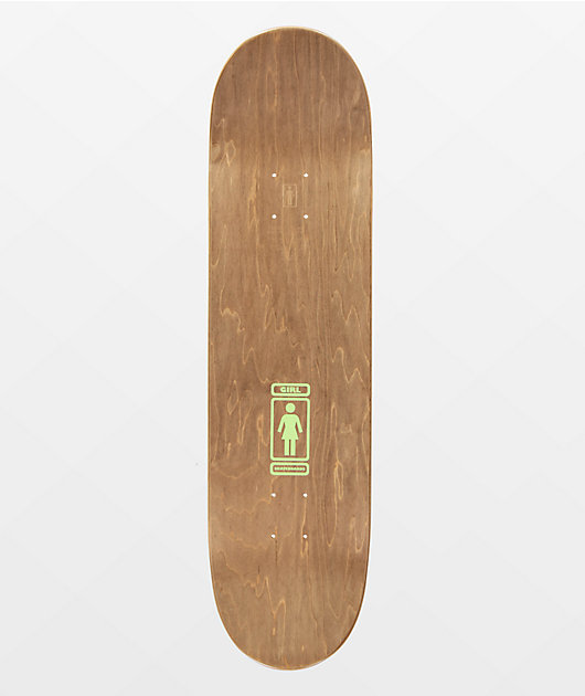Girl Kennedy Cacti Crystals 8.375" Skateboard Deck