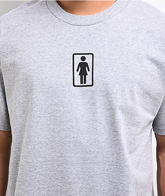 Girl OG Classic Logo Grey T-Shirt