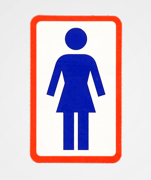 Girl OG Logo Sticker | Zumiez