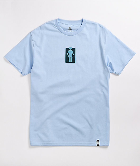 Girl Unboxed Powder Blue T Shirt Zumiez