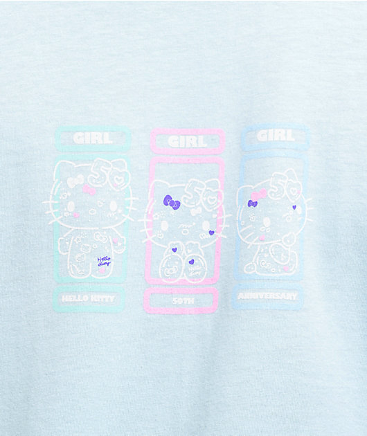 Girl x Hello Kitty 50th Anniversary Squad Blue T-Shirt