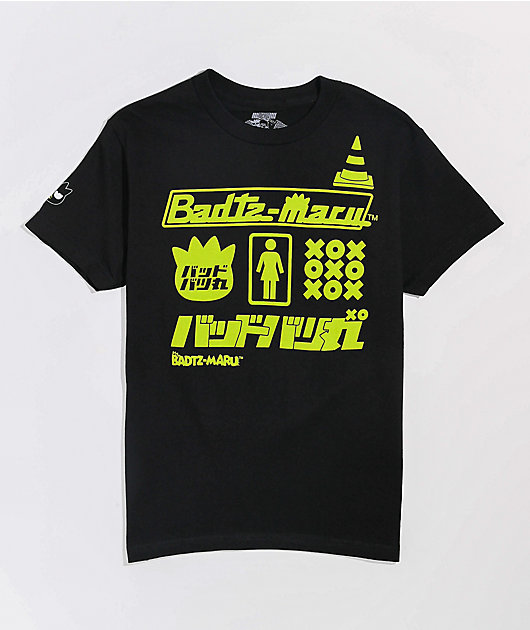 Girl x Hello Kitty Tokyo Speed Badtz Black T-Shirt