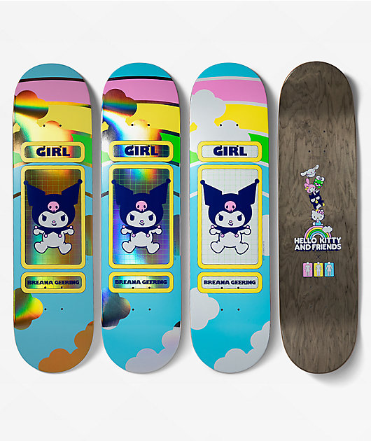 Girl x Hello Kitty and Friends Geering 8.0" Blind Bag Skateboard Deck