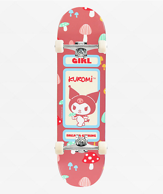 Girl x Hello Kitty and Friends Geering Kuromi 8.5" Assembled Skateboard Complete
