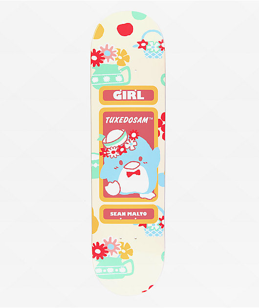 Girl x Hello Kitty and Friends Malto Tuxedo Sam 8.25" Skateboard Deck