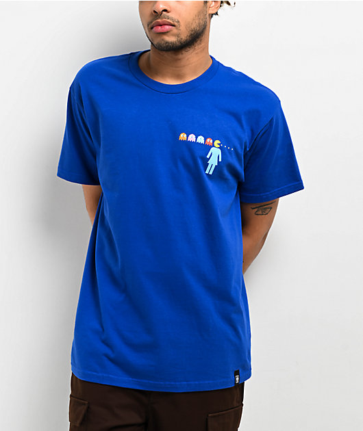 Girl x Pac-Man OG Maze Royal T-Shirt | Zumiez