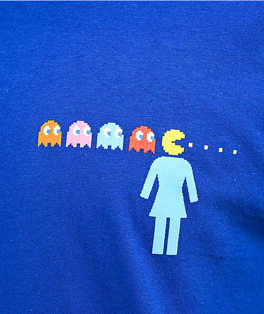 Girl x Pac-Man OG Maze Royal T-Shirt