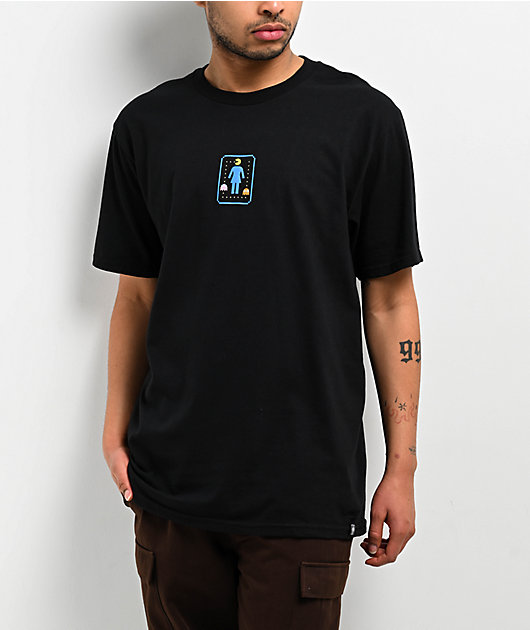 Girl x Pac Man OG Pac Lock Black T Shirt