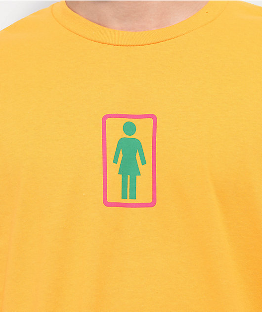 Girl x Sanrio Kawaii Arcade Friends Gold Long Sleeve T-Shirt