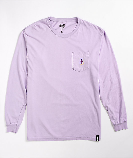 Girl x Sanrio Restaurant Lavender Long Sleeve T-Shirt
