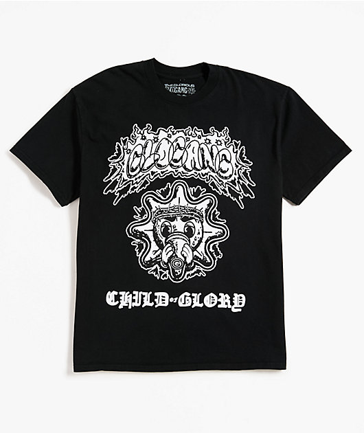 Glo Gang Glo Burst Black T-Shirt | Zumiez