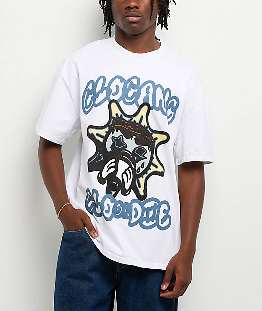 (送料関税)GLOGANG Glo or Die Tee コットンTシャツ Glo Gang Glo Or Die White T-Shirt | Zumiez
