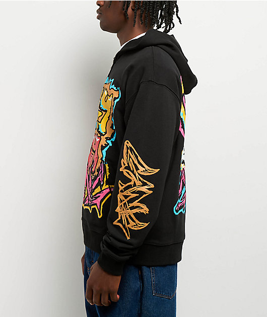 Glo Gang Glory 4 Eva Black Zip Hoodie