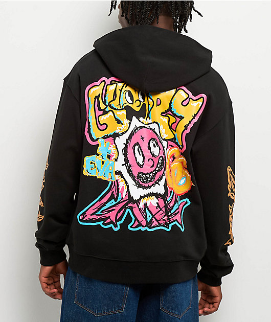 Glo Gang Glory 4 Eva Black Zip Hoodie
