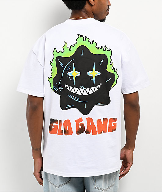 Glo Gang Night Sun White T-Shirt | Zumiez