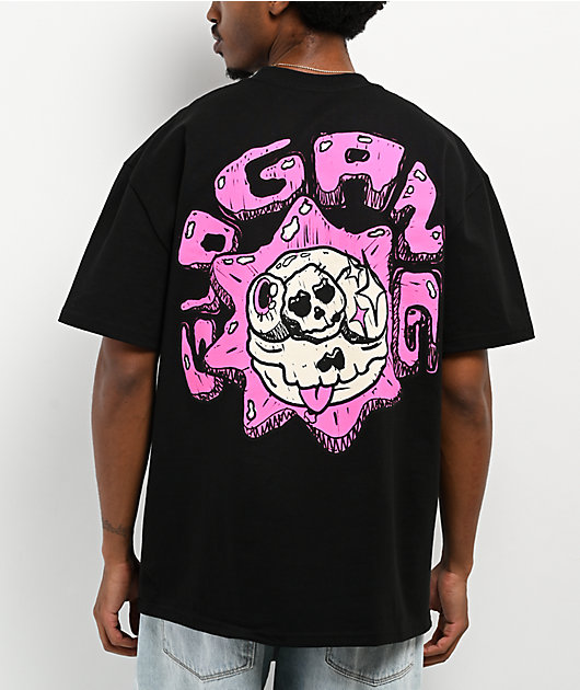 Glogang スカル Tシャツ ブラック S Glo Gang Silly Skull Black T-Shirt | Zumiez