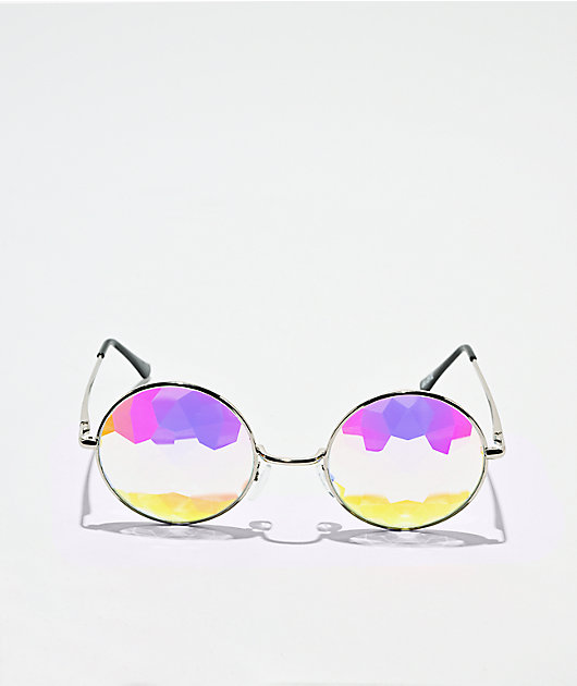 GloFX Imagine Kaleidoscope Silver Glasses