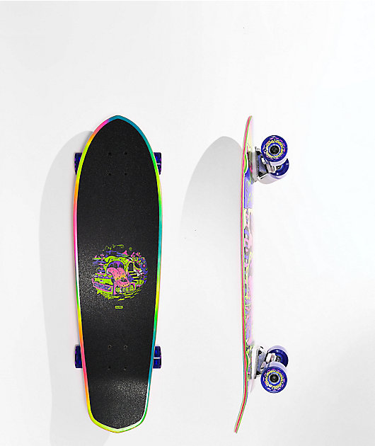 Globe Big Blazer Bhang 32" Purple Cruiser Skateboard Complete