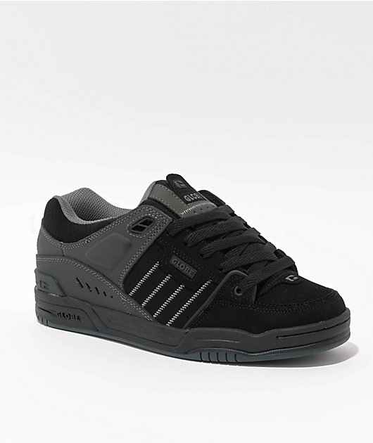 Chaussures De Skateboard Globe Fusion - Noir/Night - US 13 - Nubuck Et Synthétique