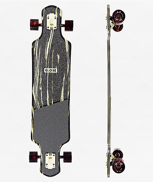 Globe Geminon Rock Macassar & Epitome 40" Dropthrough Longboard Complete