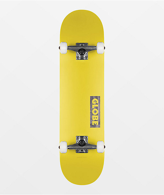 yellow skateboard