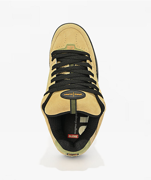Globe Mullen Tilt Prime Olive & Orange Skate Shoes