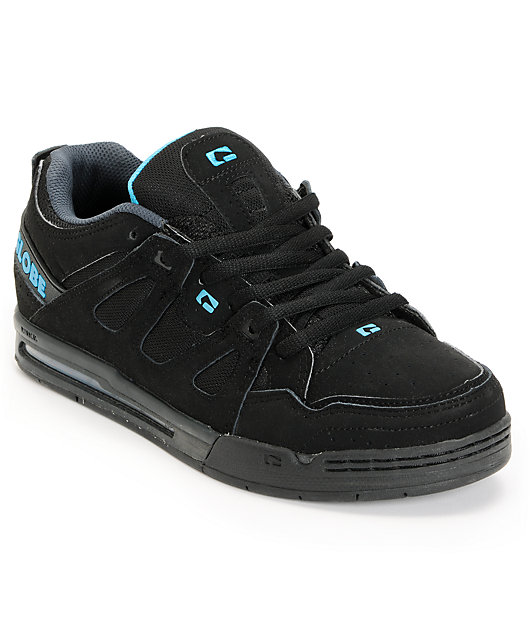 Black \u0026 Hawaiian Blue Skate Shoes | Zumiez