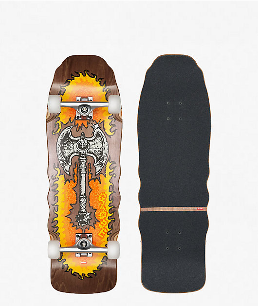 Globe Restless Axe Man 10" Cruiser Skateboard Complete