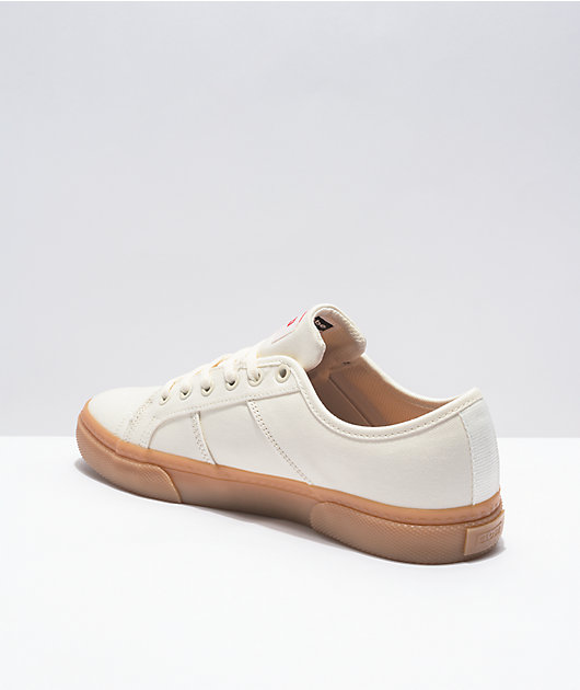 Globe Surplus Organic White & Gum Skate Shoes
