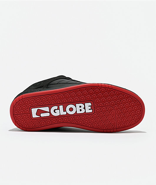Globe Tilt Black & Red Skate Shoes