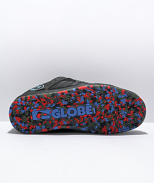 Globe Tilt zapatos de skate negros y reciclados 
