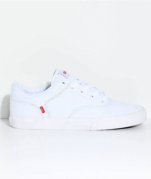 Globe Tribe All White Skate Shoes | Zumiez